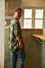 TIKI LOUNGE アロハシャツ / ALOHA SHIRT (GREEN)