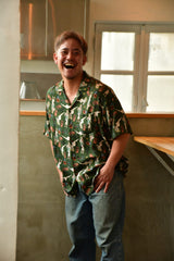 TIKI LOUNGE アロハシャツ / ALOHA SHIRT (GREEN)