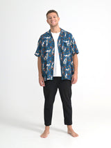 TIKI LOUNGE アロハシャツ/ ALOHA SHIRT (ROYALBLUE)