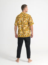 TIKI LOUNGE アロハシャツ / ALOHA SHIRT -ART WORK by Gummy  (mustard