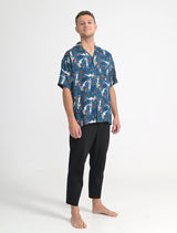 TIKI LOUNGE アロハシャツ/ ALOHA SHIRT (ROYALBLUE)