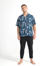 TIKI LOUNGE アロハシャツ/ ALOHA SHIRT (ROYALBLUE)