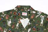 TIKI LOUNGE アロハシャツ / ALOHA SHIRT (GREEN)