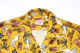 長袖アロハシャツ TIKI LOUNGE / ALOHA SHIRT (mustard)
