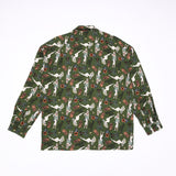 長袖アロハシャツ TIKI LOUNGE / ALOHA SHIRT (GREEN)