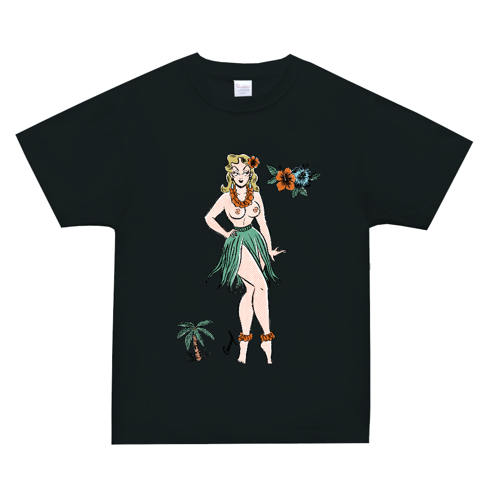 AMERICANA✖︎aquagirl 別注 バックロゴTシャツ AMERICANA（アメリカーナ） tシャツ 別注 AMRCN バックプリント T