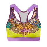 coral yellow スポブラ/ショーツSET