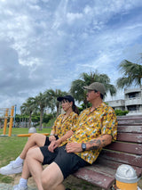 TIKI LOUNGE アロハシャツ / ALOHA SHIRT (mustard)