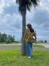 TIKI LOUNGE アロハシャツ / ALOHA SHIRT (mustard)