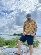 TIKI LOUNGE アロハシャツ / ALOHA SHIRT (mustard)
