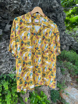 TIKI LOUNGE アロハシャツ / ALOHA SHIRT (mustard)
