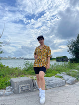 TIKI LOUNGE アロハシャツ / ALOHA SHIRT (mustard)