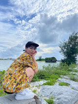 TIKI LOUNGE アロハシャツ / ALOHA SHIRT (mustard)