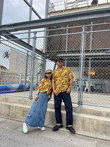 TIKI LOUNGE アロハシャツ / ALOHA SHIRT (mustard)