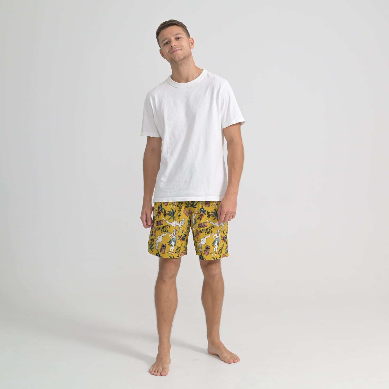 TIKI LOUNGE (YELLOW）SURFPANTS – 鶴亀本舗