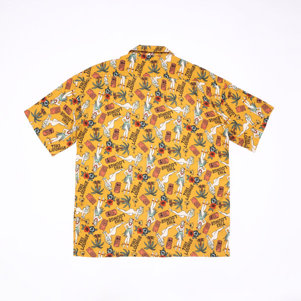 TIKI LOUNGE アロハシャツ / ALOHA SHIRT  (mustard)