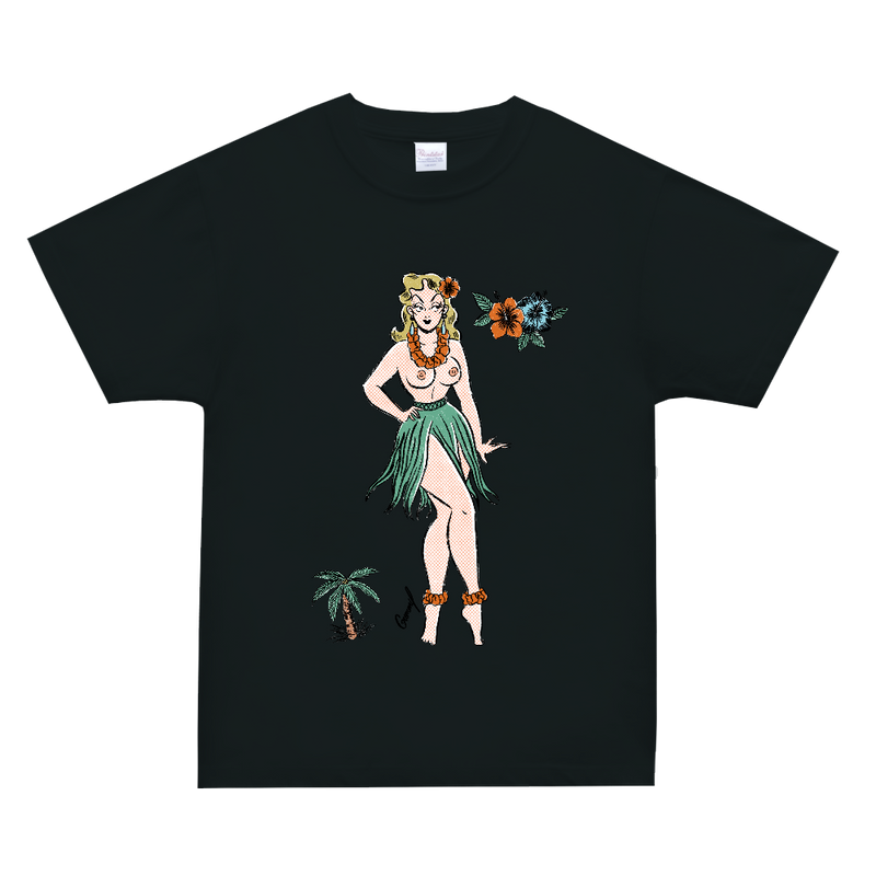 ALOHA GIRL Tシャツ　ブラック