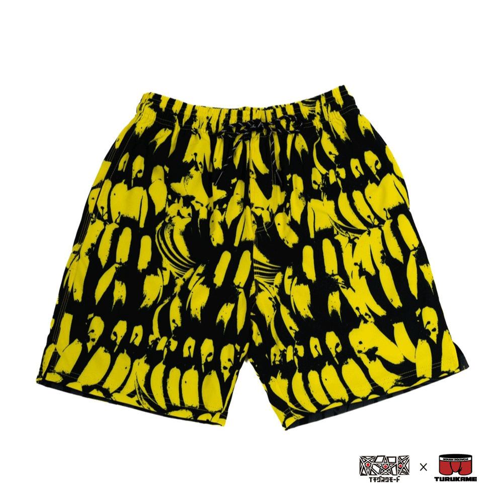 IchigusukuMode_イチグスクモードコラボ商品-島バナナ サーフパンツ